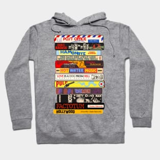 Charles Bukowski Books Stack Hoodie